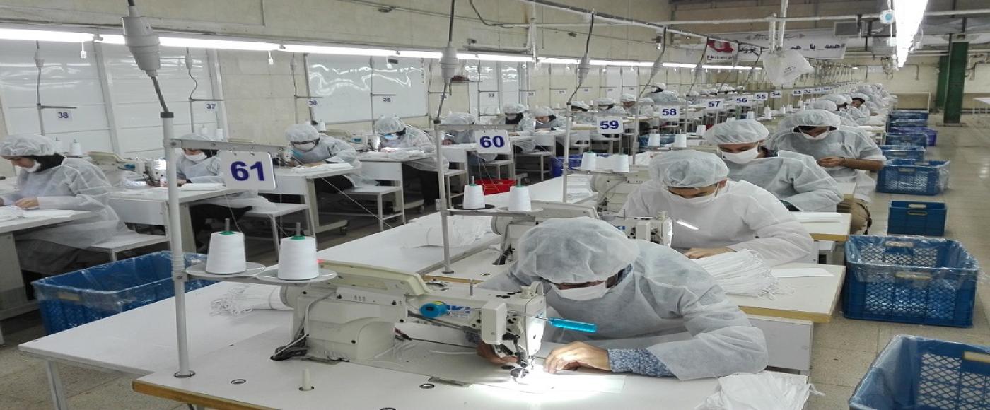 افتتاح بزرگترین کارگاه صنفی تولید ماسک