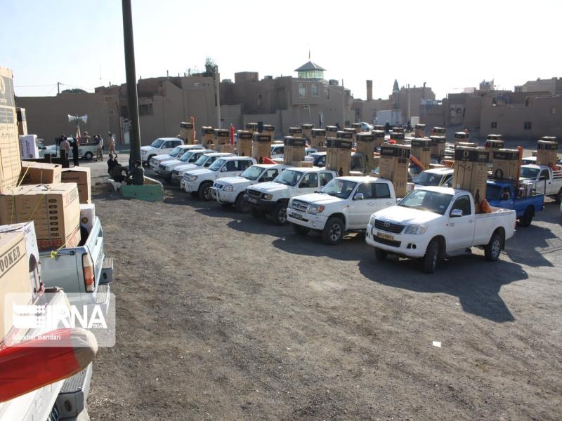 گزارش تصویری اهدای 120 سری جهیریه به نوعروسان استان سمنان توسط بسیج اصناف استان سمنان